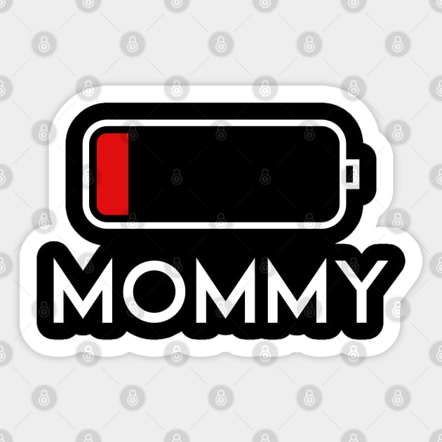 mommy battery Sticker by ChezALi